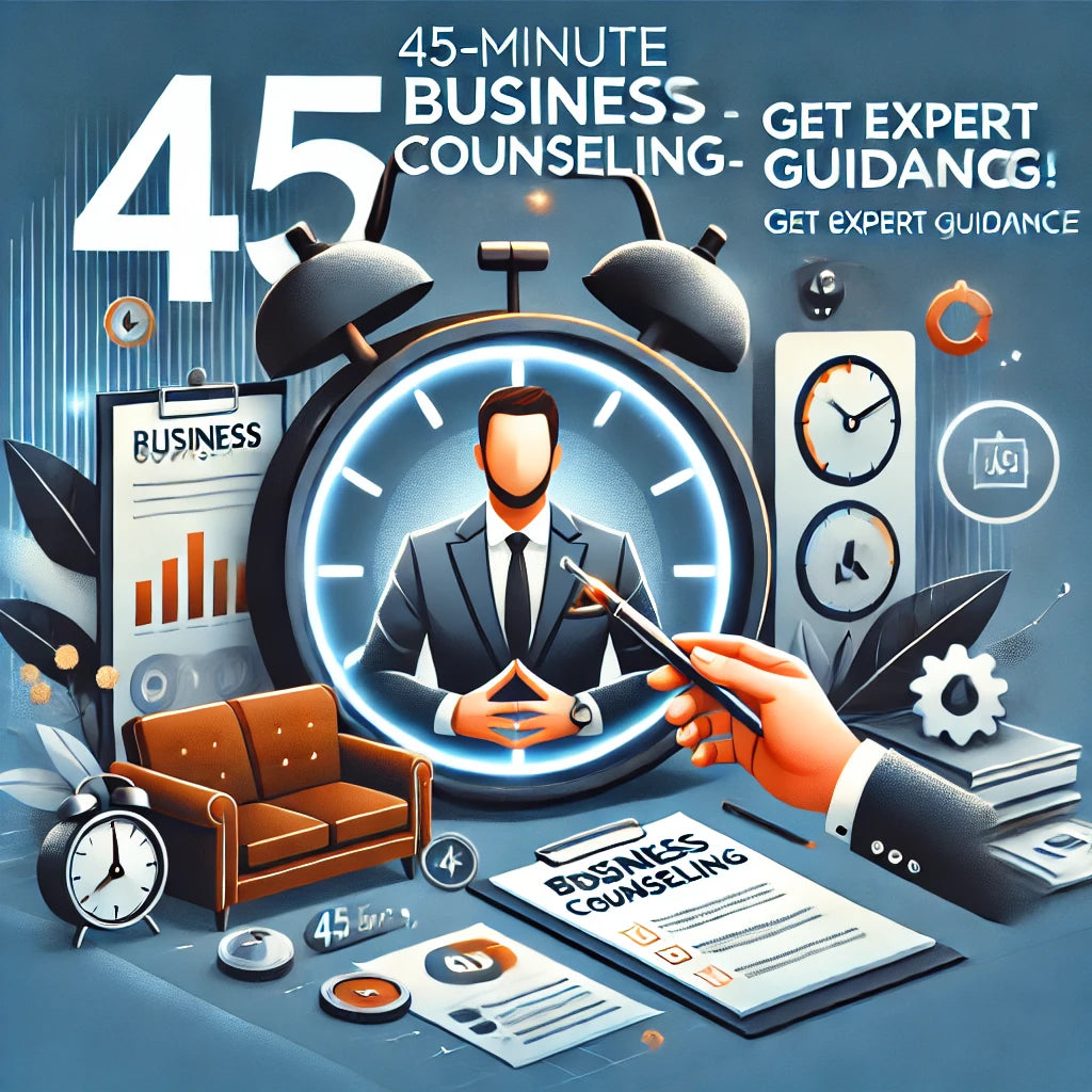 ๐ง 45-Minute Business Counseling Session โ Get Expert Guidance for Your Success! ๐